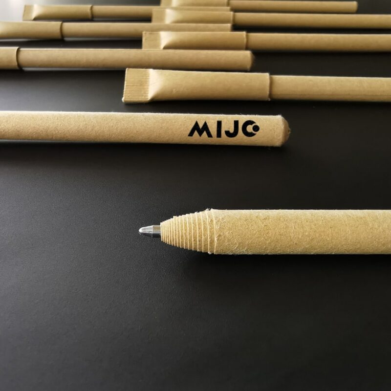 Ballpoint pens made from sustainable materials