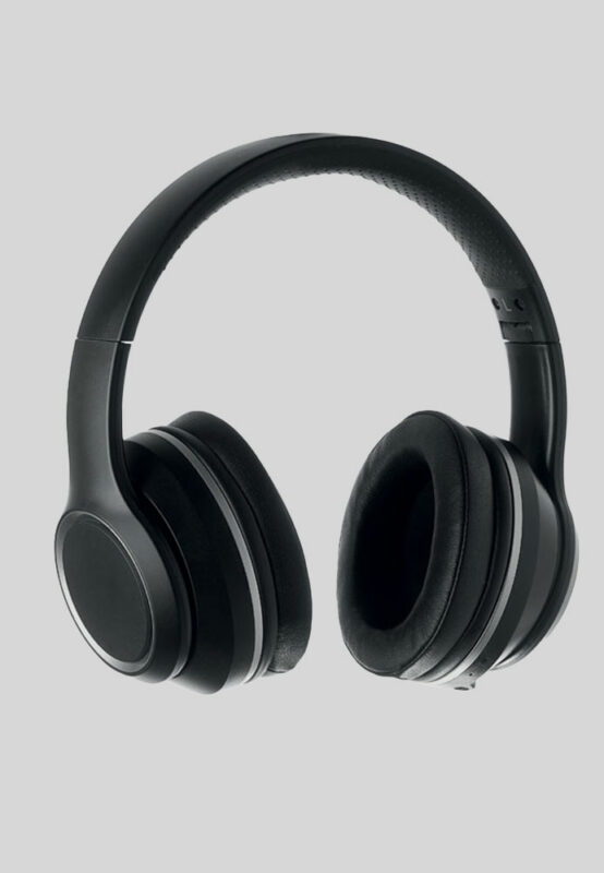 Headphones with logo as a promotional gift