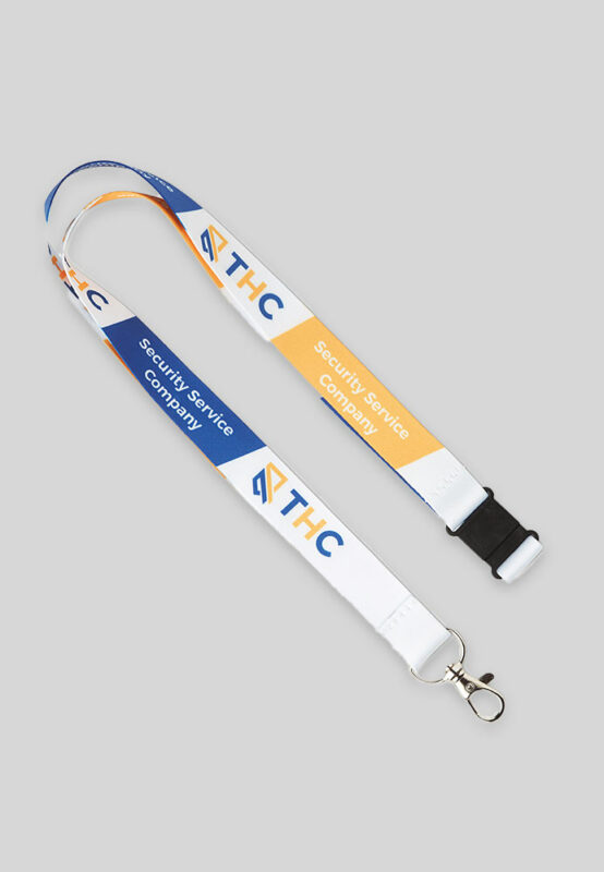 Customised printed lanyard