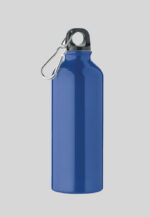 Trinkflasche mit Logo im coolen Design in Farbe blau