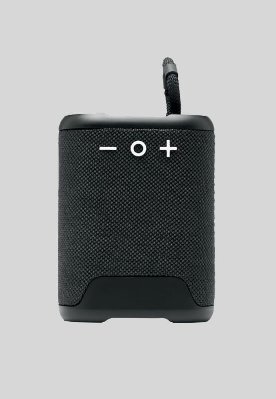 Cool wireless soundbox from the front