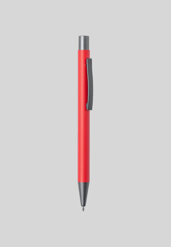 Kugelschreiber von MIJO-BRAND.DE mit Sofftouchoberfläche in rot