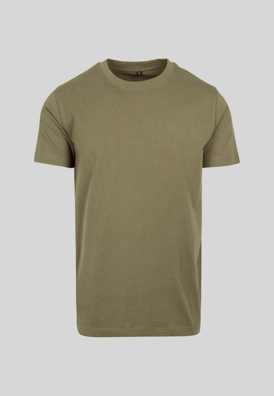 MIJO Unisex T-Shirt aus 100 % Baumwolle in olive