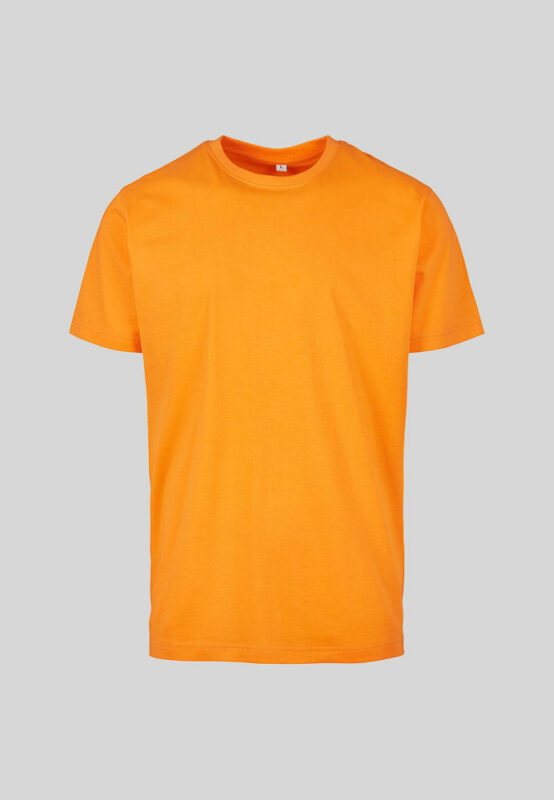 MIJO Unisex T-Shirt aus 100 % Baumwolle in orange