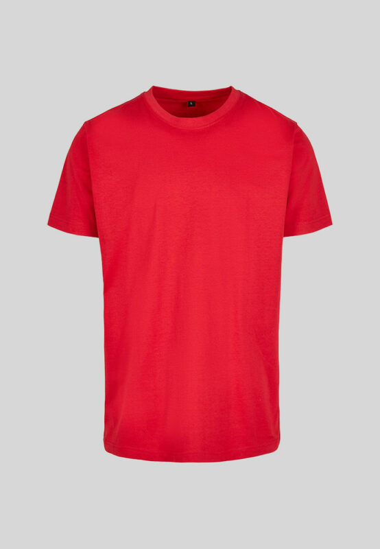 MIJO Unisex T-Shirt aus 100 % Baumwolle in rot