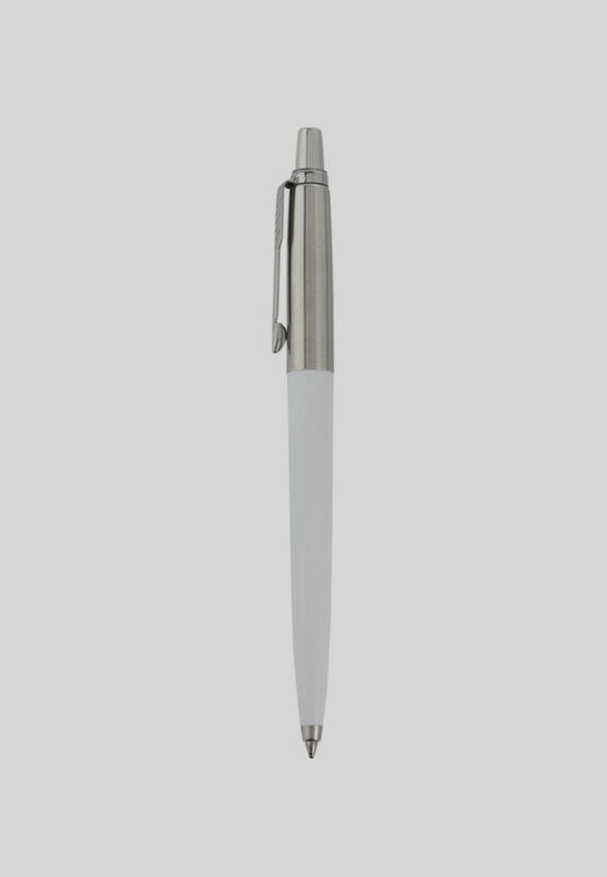 Original Parker Kugelschreiber inklusiv Druck bei MIJO-BRAND.DE in weiß