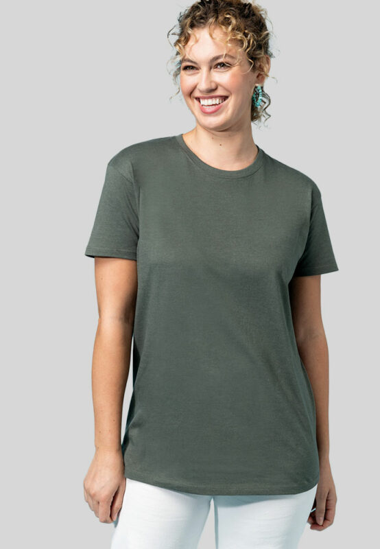 Bio-Shirt in Unisex für Frauen von vorne