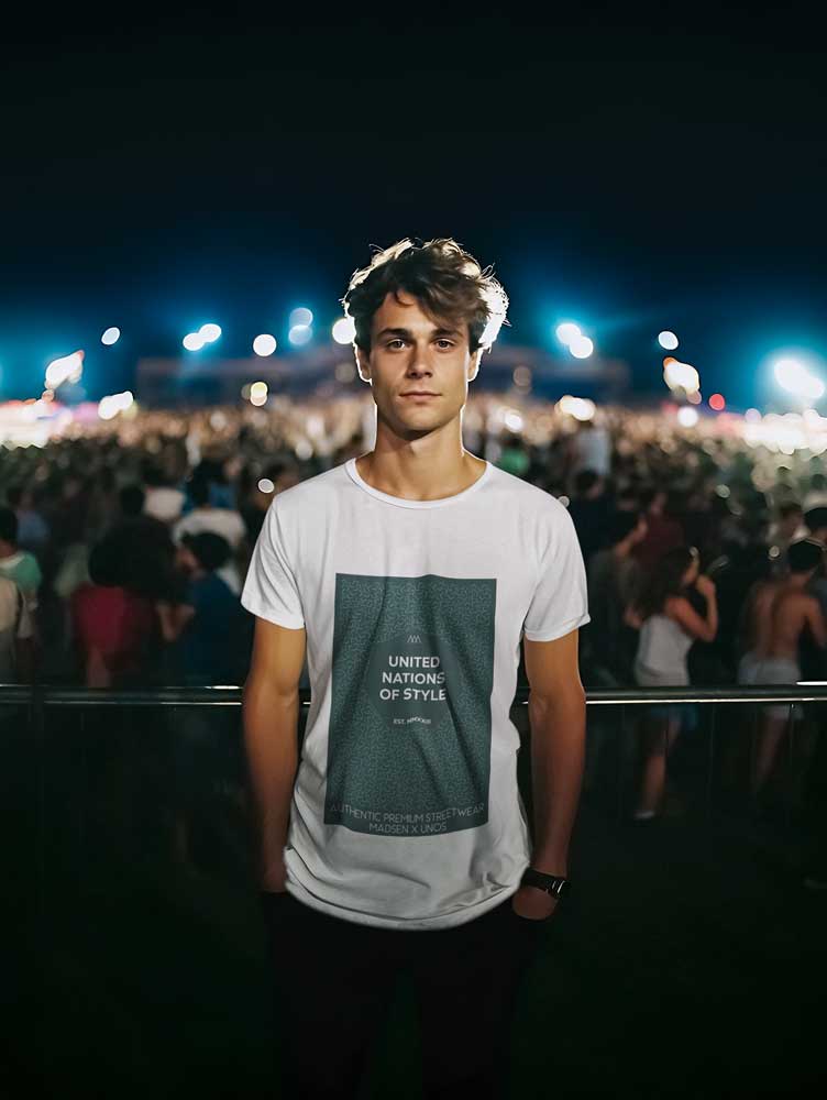 Merchandise T-shirt for festivals and bands